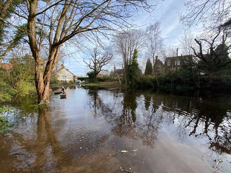 Emergency pond repair