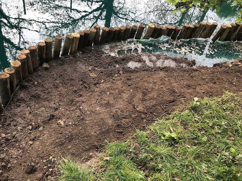Pond maintenance and repair